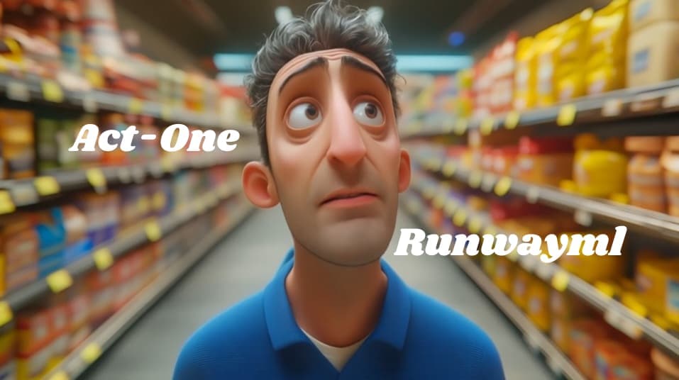 Act-One من RunwayML: تحويل الأداء التمثيلي إلى رسوم متحركة.