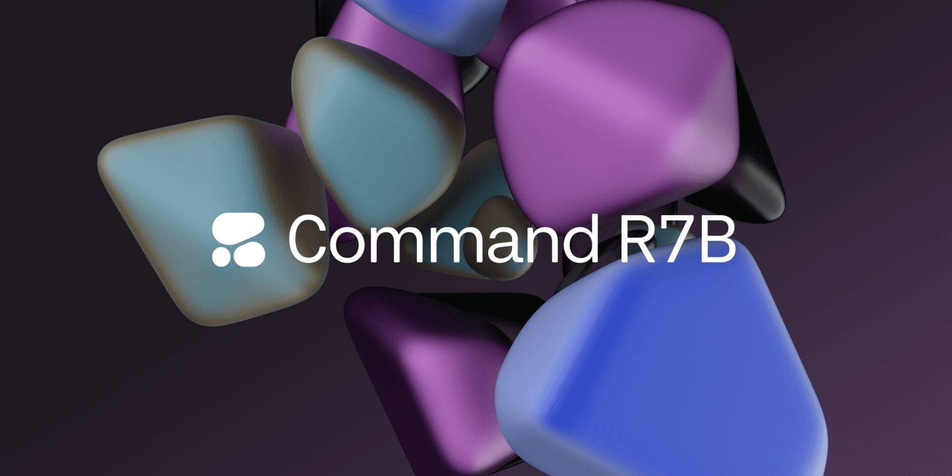 الشعار التصميمي لنموذج Command R7B، الذي استخدمته الشركة