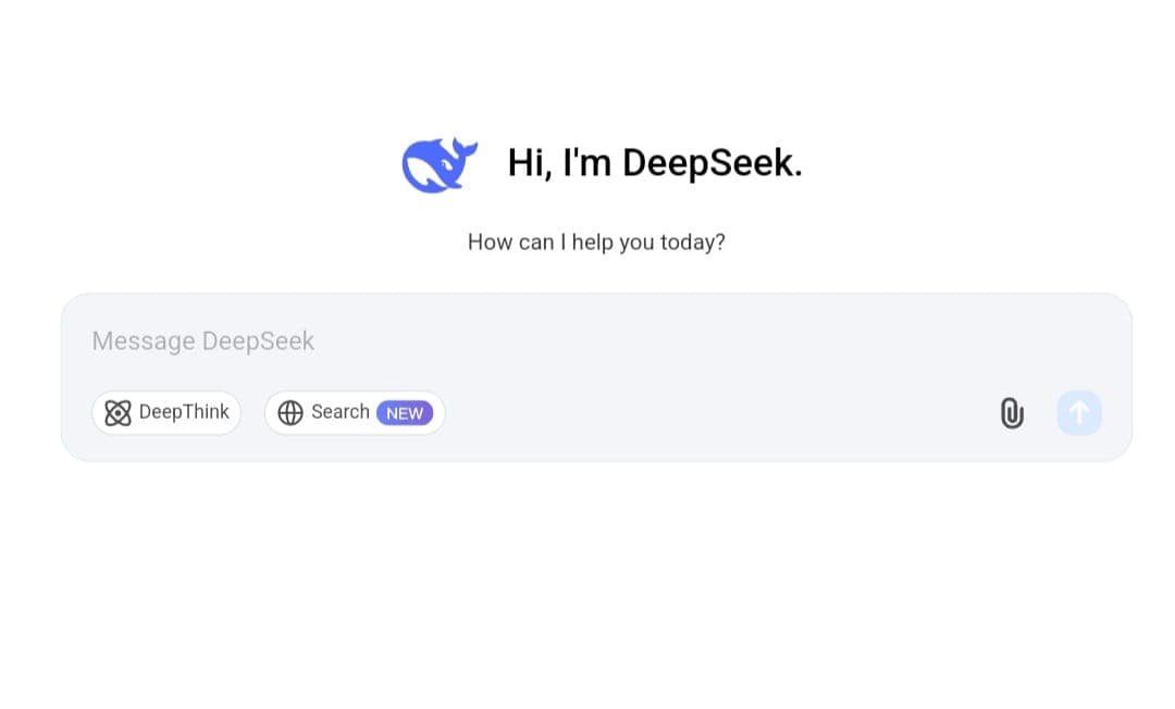 واجهة إصدار الذكاء الاصطناعي DeepSeek V3 على منصة DeepSeek