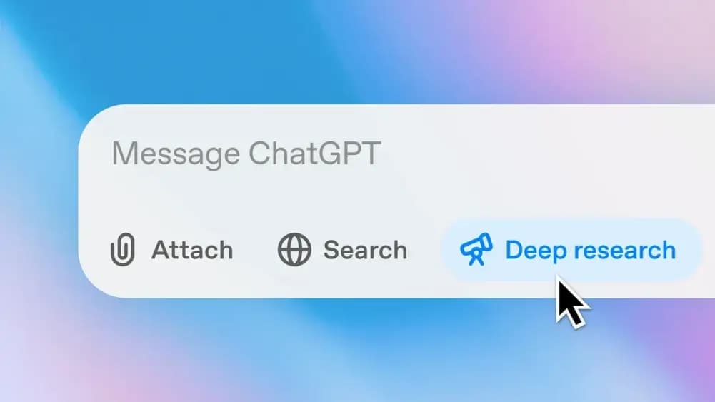 "Deep Research" feature within the ChatGPT platform