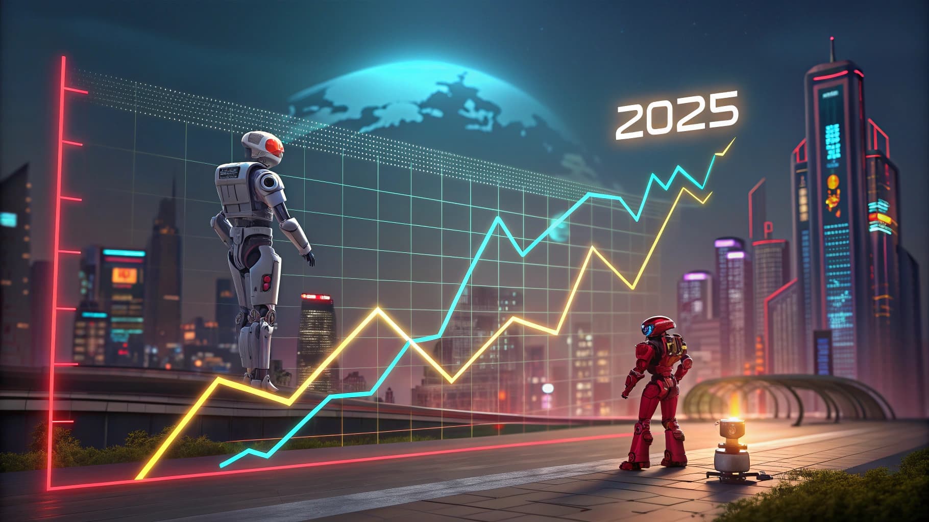 اتجاهات سوق الذكاء الاصطناعي 2025 لنماذج الدردشة والصور والفيديو
