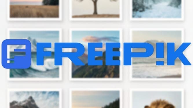 Freepik logo representing the launch of F Lite, an AI image generation model trained on licensed content.