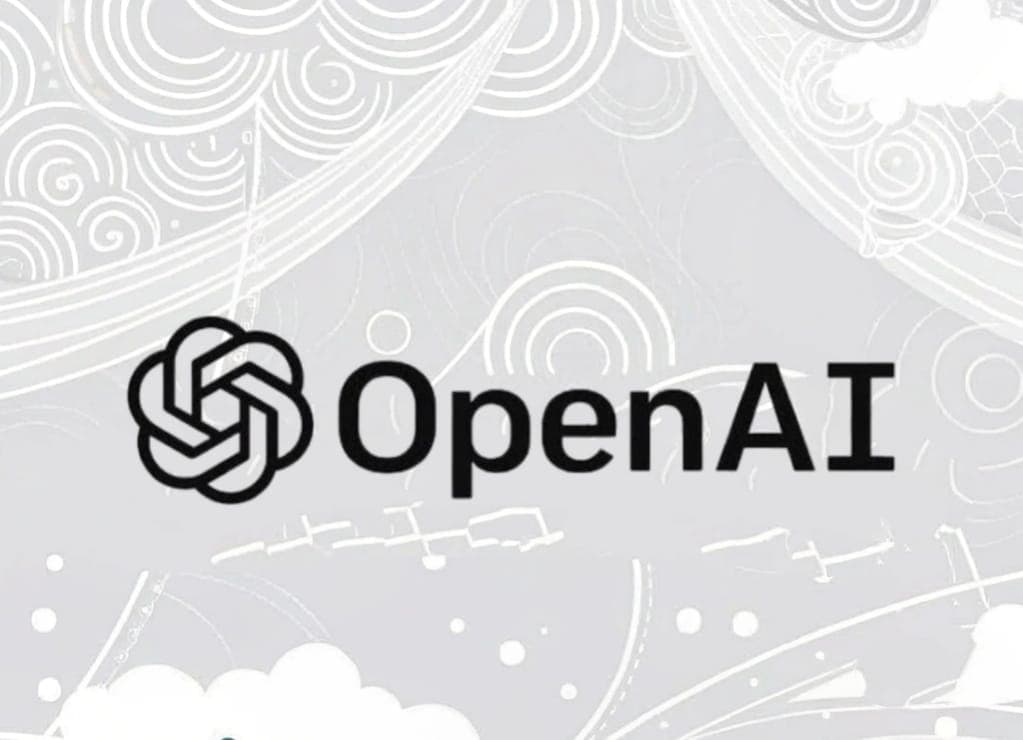 شعار شركة OpenAI على خلفية رمزية، يمثل إعلان الشركة عن ربط ChatGPT بخدمات Microsoft OneDrive و SharePoint للبحث العميق في الملفات.