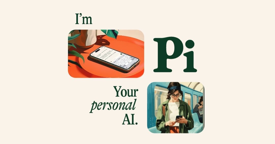 The Pi.ai website interface for natural and supportive conversations