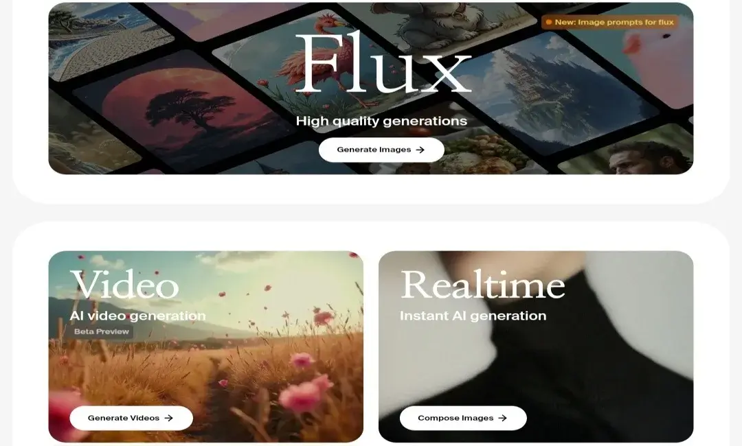 Krea AI Platform Interface for Image & Video Creation and Enhancement.