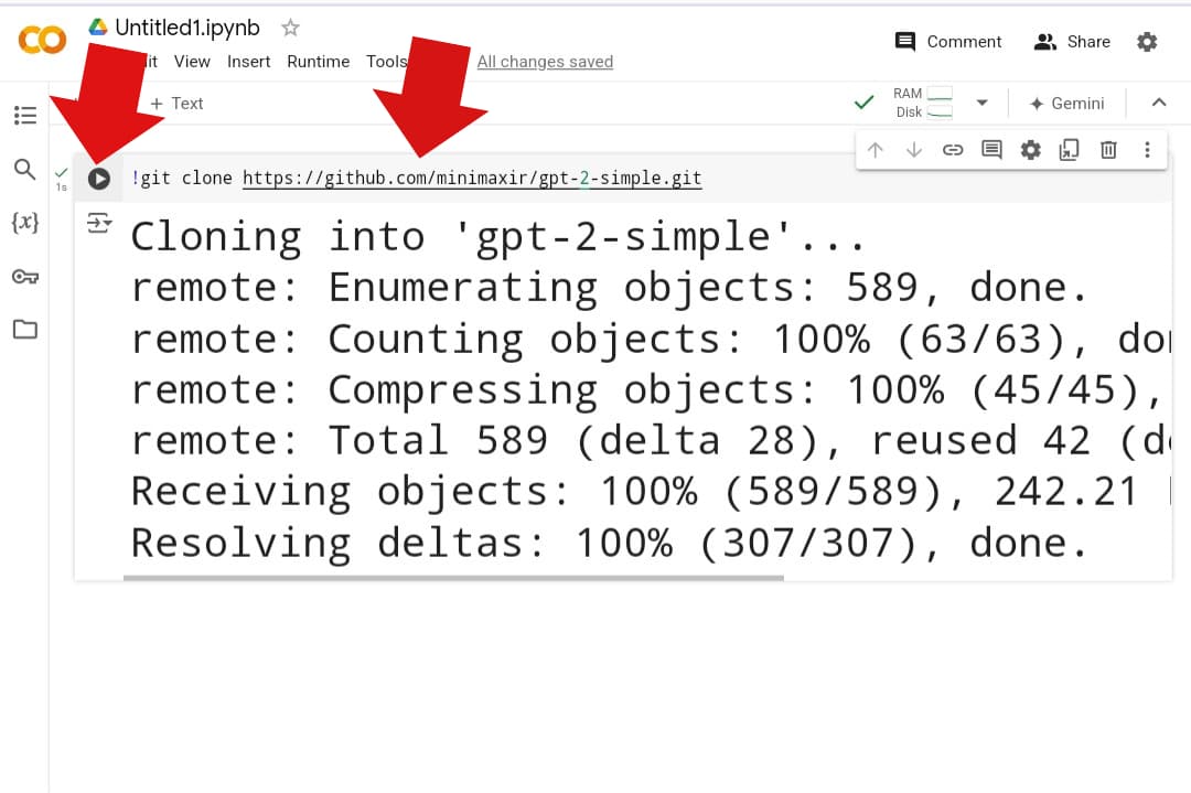 colab-clone-github-project تنزيل مشروع من GitHub باستخدام Google Colab و تشغيله