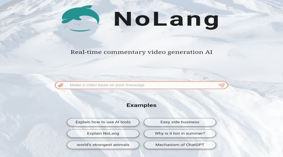 تحويل الأسئلة إلى فيديوهات بسهولة و سرعة باستخدام منصة NoLang