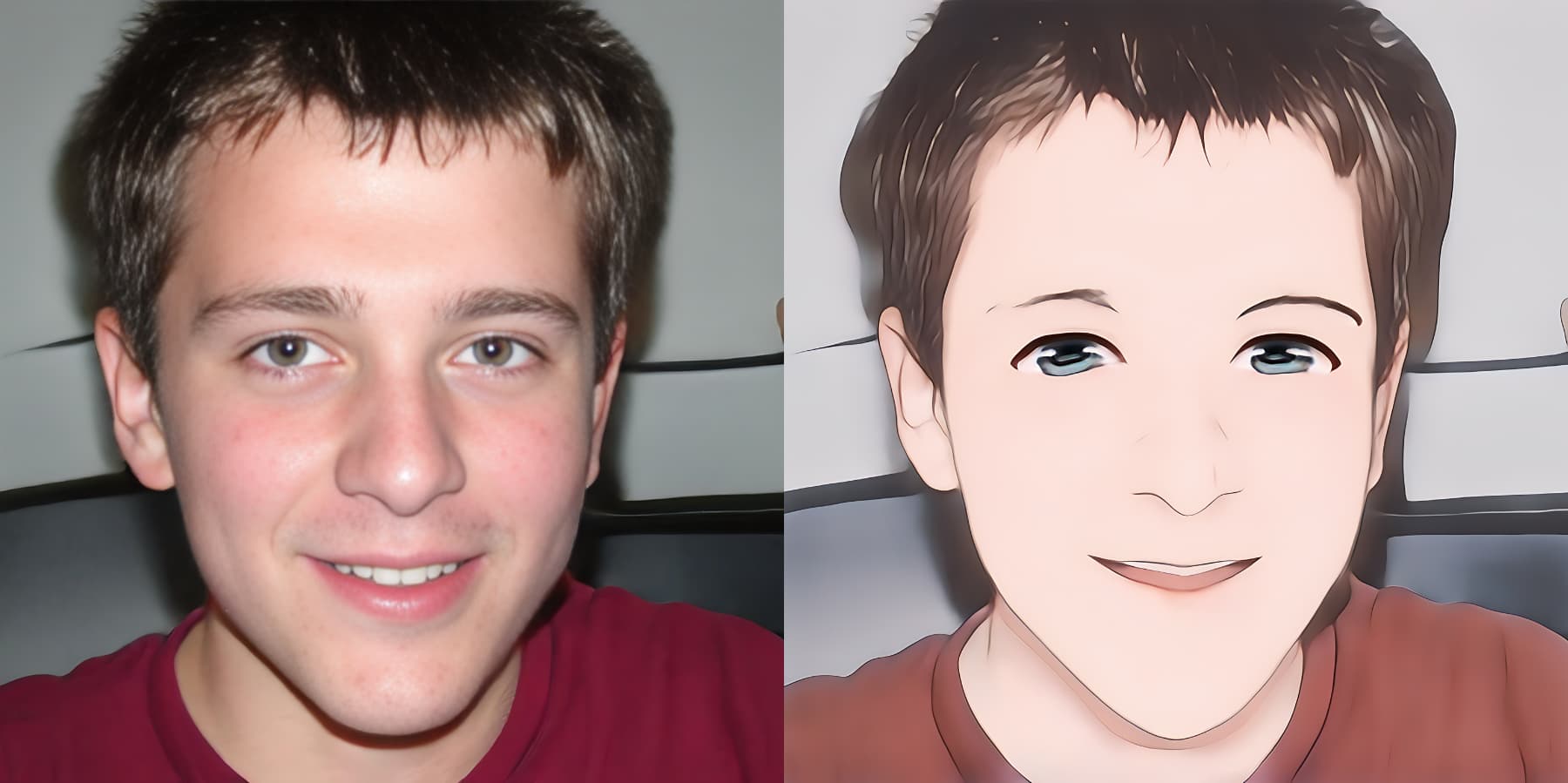 Face to anime AI Converter تحويل وجه شاب إلى Anime بال AI مجانًا
