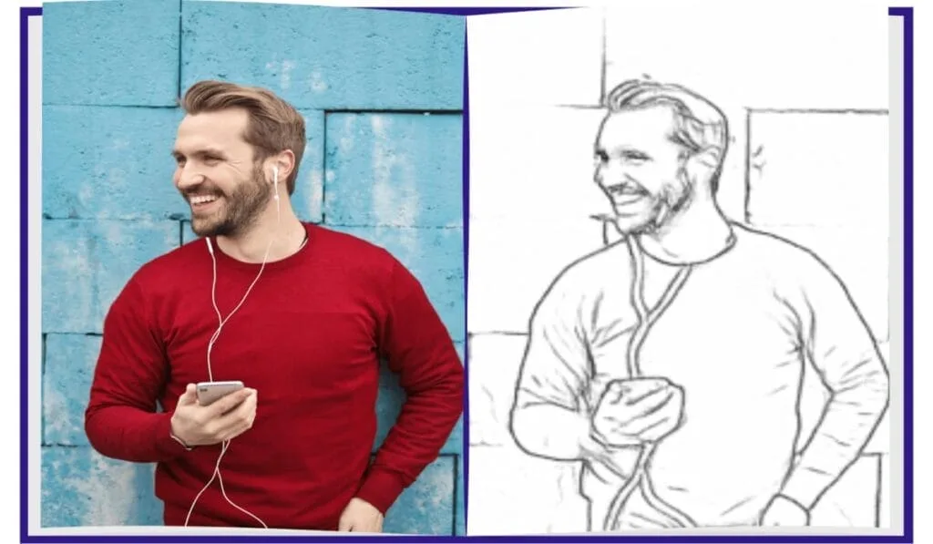 Pencilify-3 See how Pencilify converts portraits into detailed line drawings effortlessly