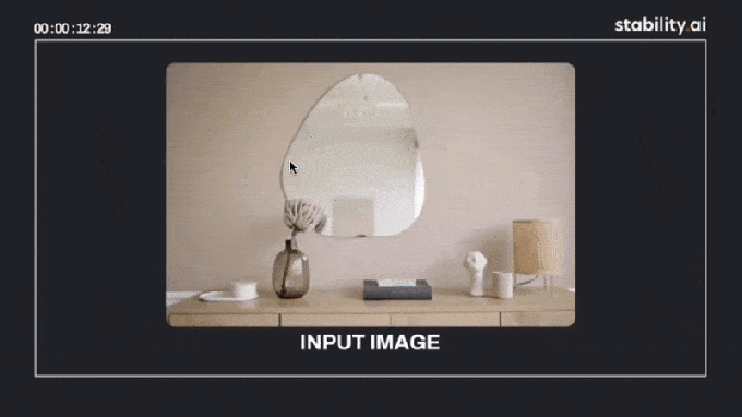Stable Virtual Camera مثال توضيحي لأداة مثال توضيحي على تحويل صورة ثابتة إلى مقطع ثلاثي الأبعاد مع تحكم بالكاميرا
