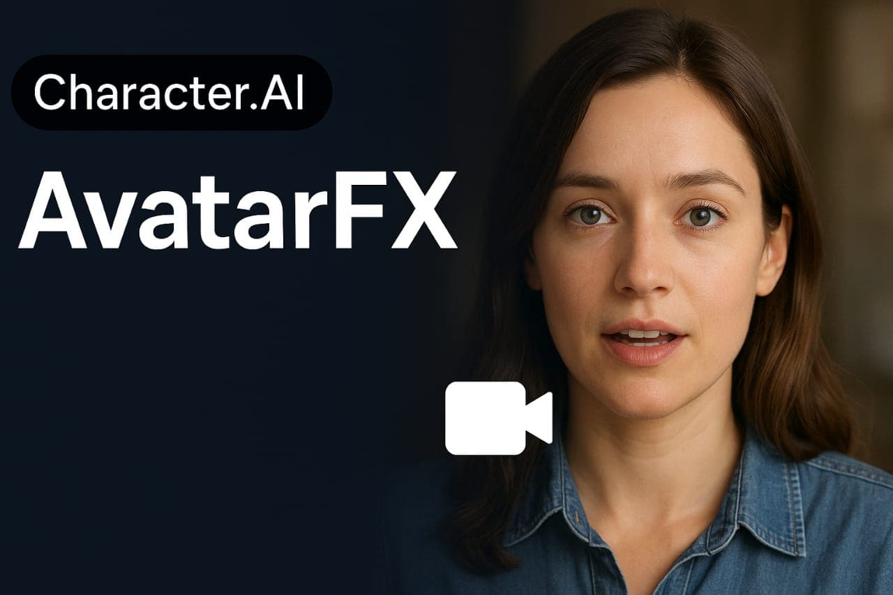 AvatarFX من Character.AI: فيديو واقعي من الصور بصوت وحركة دقيقة