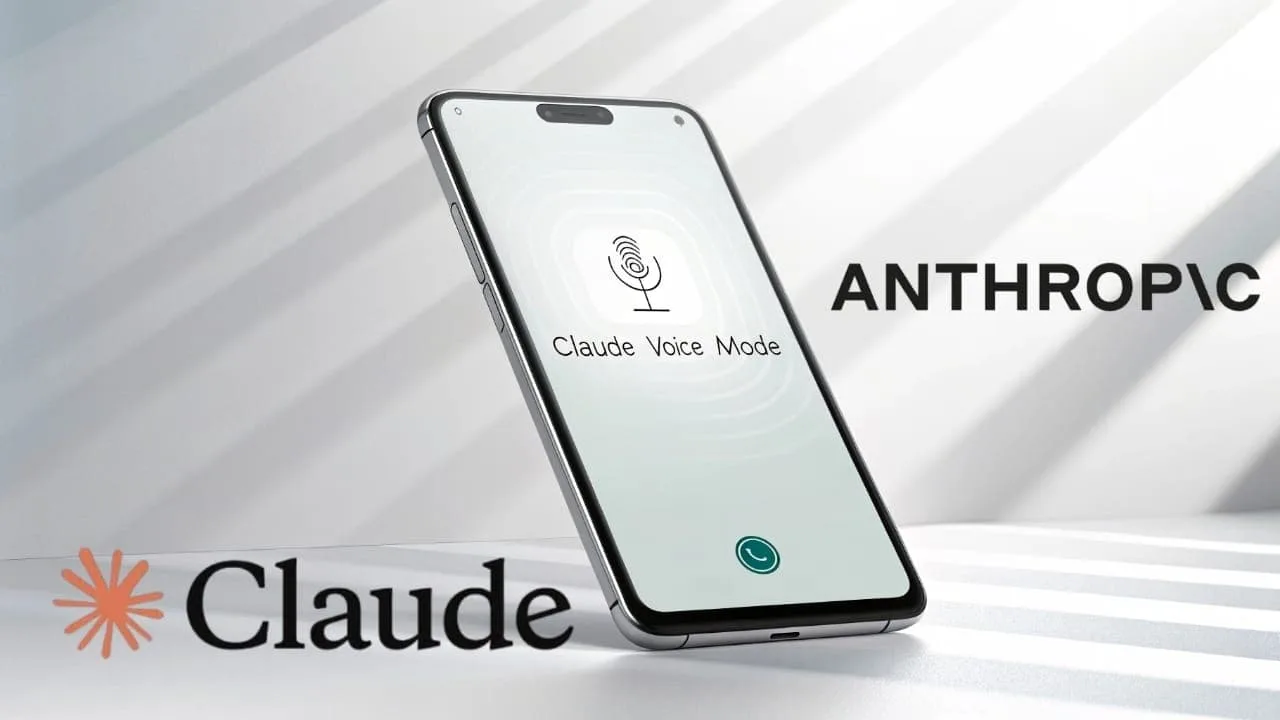 أنثروبيك تطلق وضع “Claude” الصوتي وتوسع البحث عبر الويب مجانًا