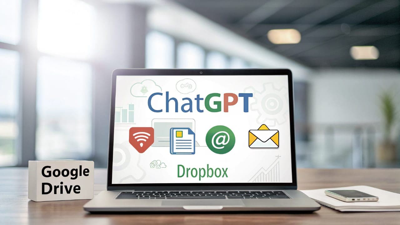 ChatGPT يقدم مزايا وضع التسجيل والربط مع Google Drive و DropBox