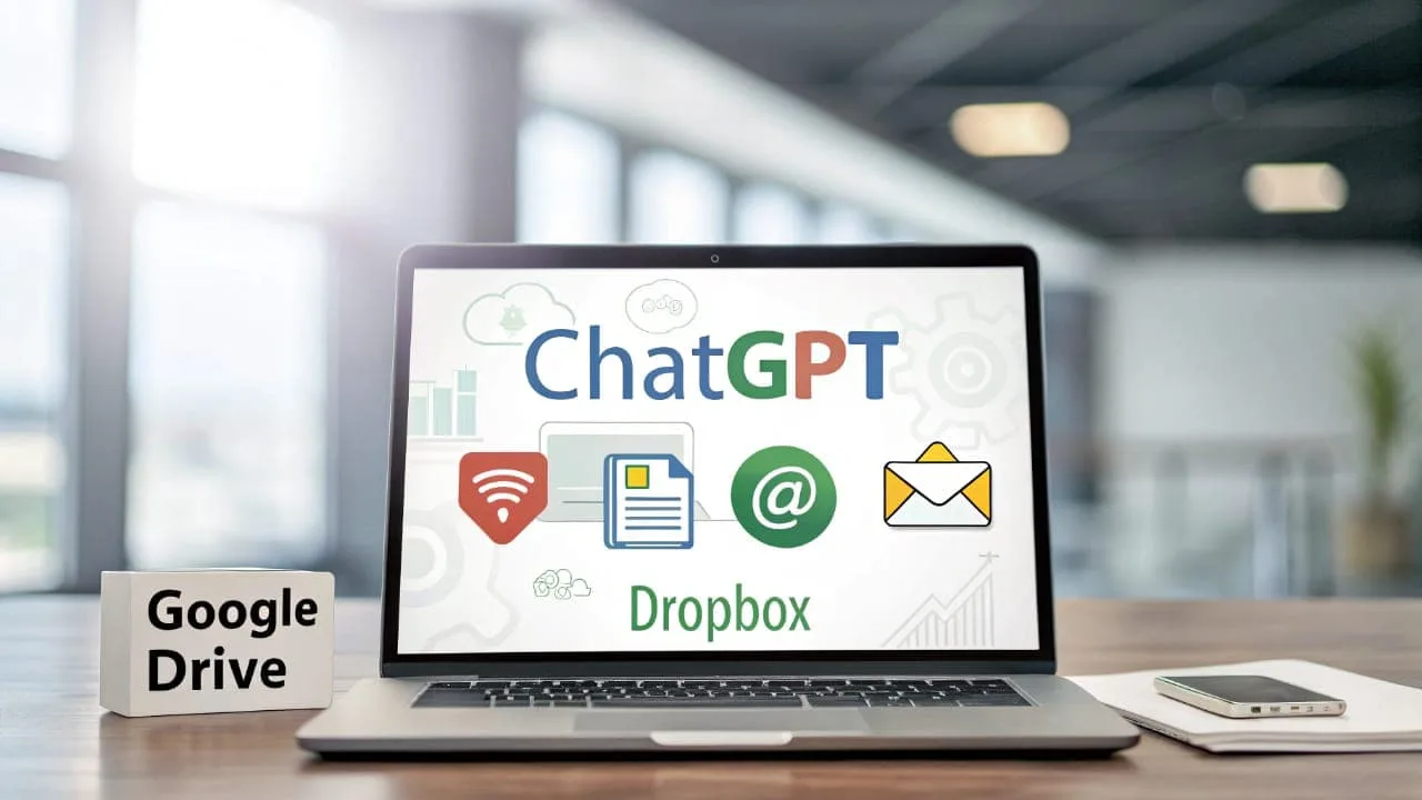 ChatGPT يقدم مزايا وضع التسجيل والربط مع Google Drive و DropBox